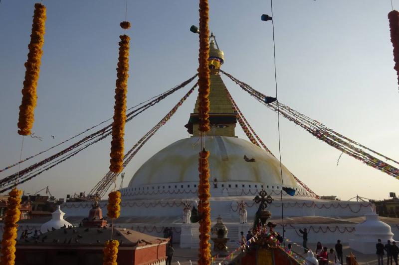 The great stupa of Katmandu