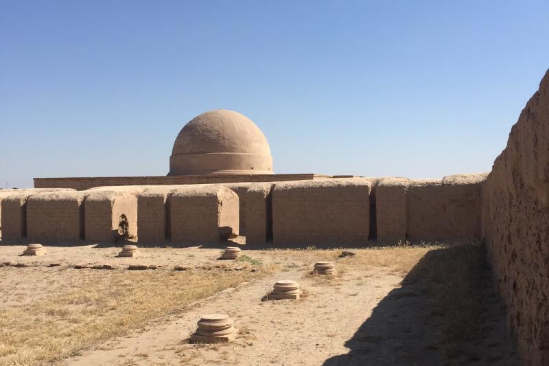 Buddhist archaeological site in the Central Asia region of Bactria, in the Termez oasis near the city of Termez in southern Uzbekistan