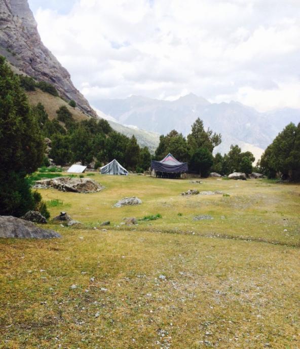 Alplager Alaudin base camp - Chapdara valley - Fan mountains - Tajikistan